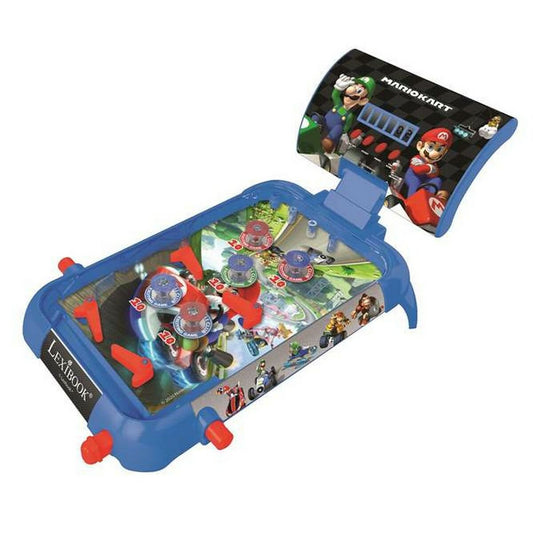 Mario kart flipperi sähköinen, valo & ääni, 5+ lasten pöytäflipperi Lexibook