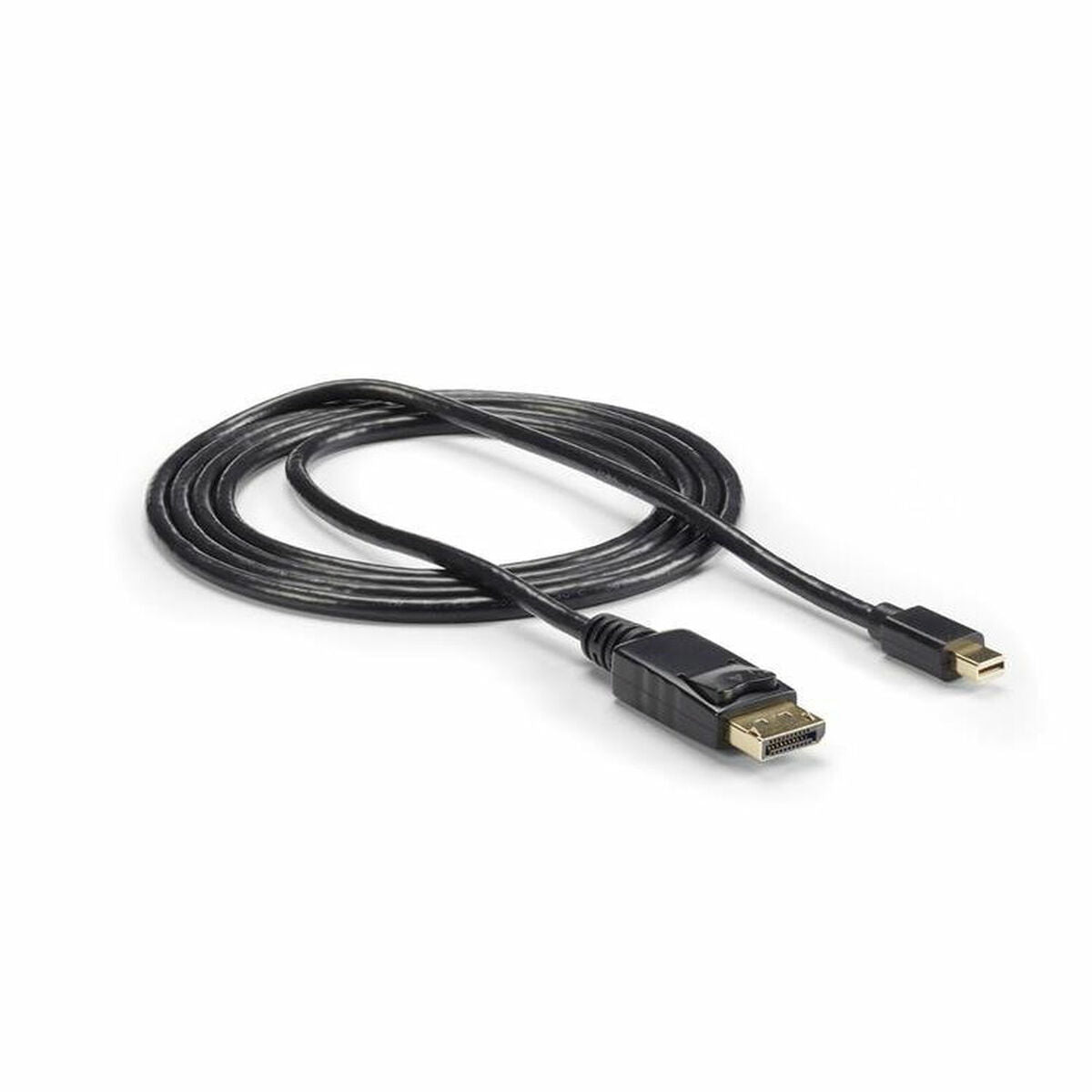 Mini DisplayPort – DisplayPort kaapeli 1,8 m, HDCP, kullatut liittimet, musta