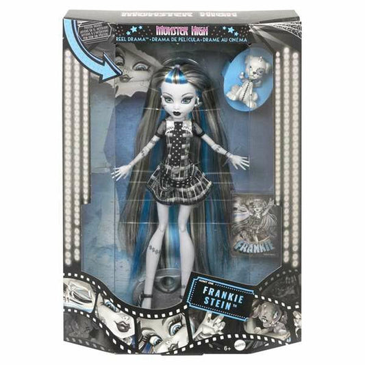 Monster High nukke Frankie Stein, 6+ keräily- ja leikkihahmo ikonisella tyylillä