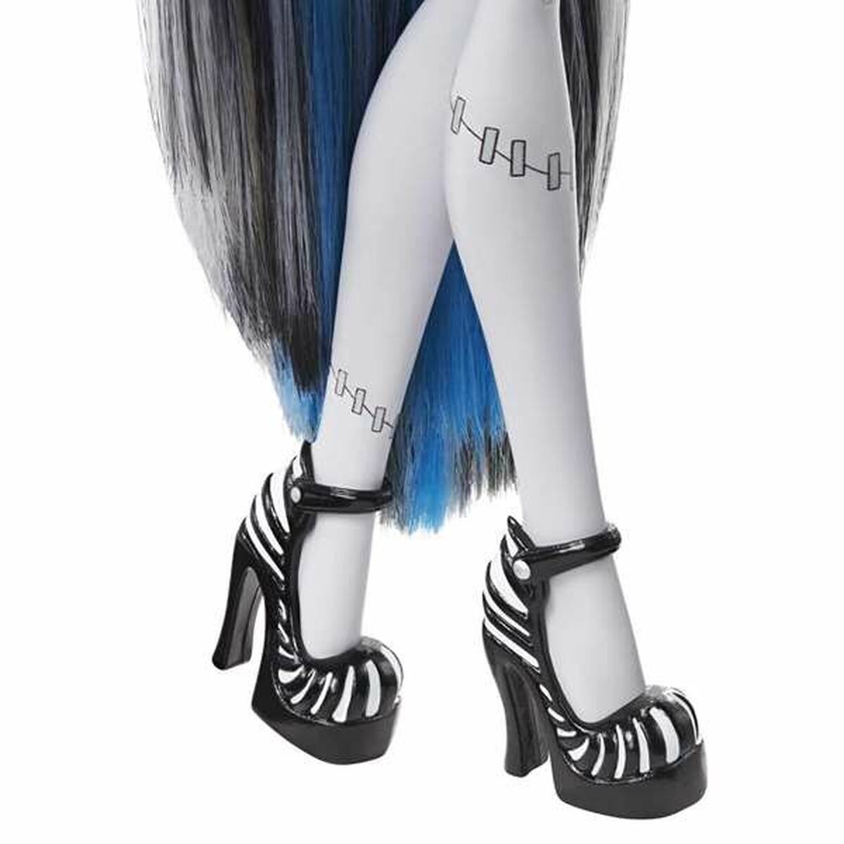 Monster High nukke Frankie Stein, 6+ keräily- ja leikkihahmo ikonisella tyylillä