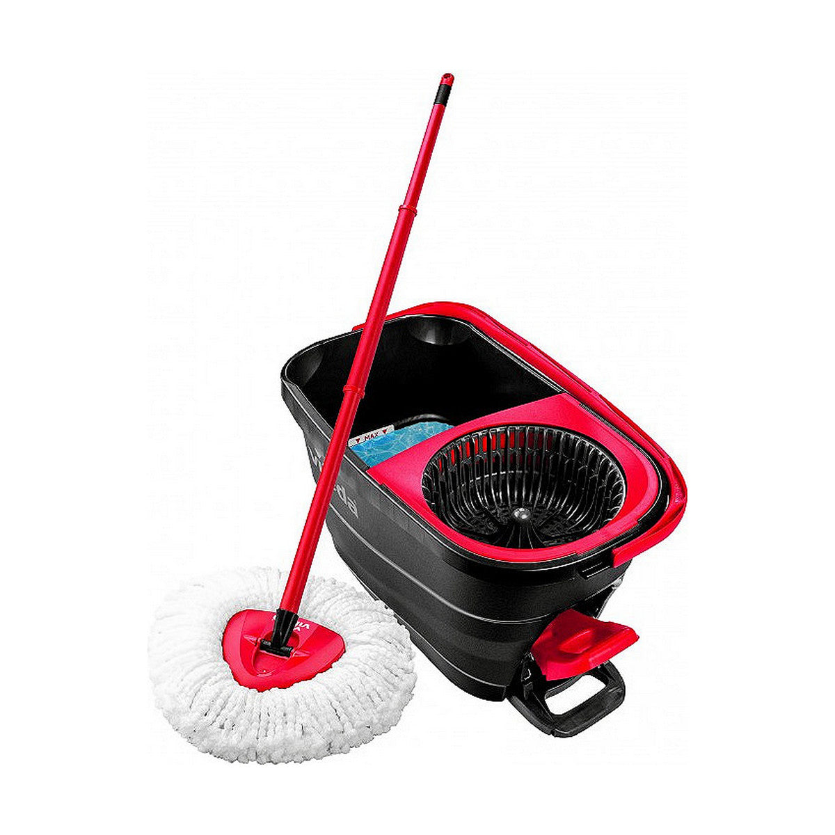 Moppi ja ämpäri, pyörivä spin-mop 5 l lattiamoppi, 46,6 x 26,6 x 24,6 cm