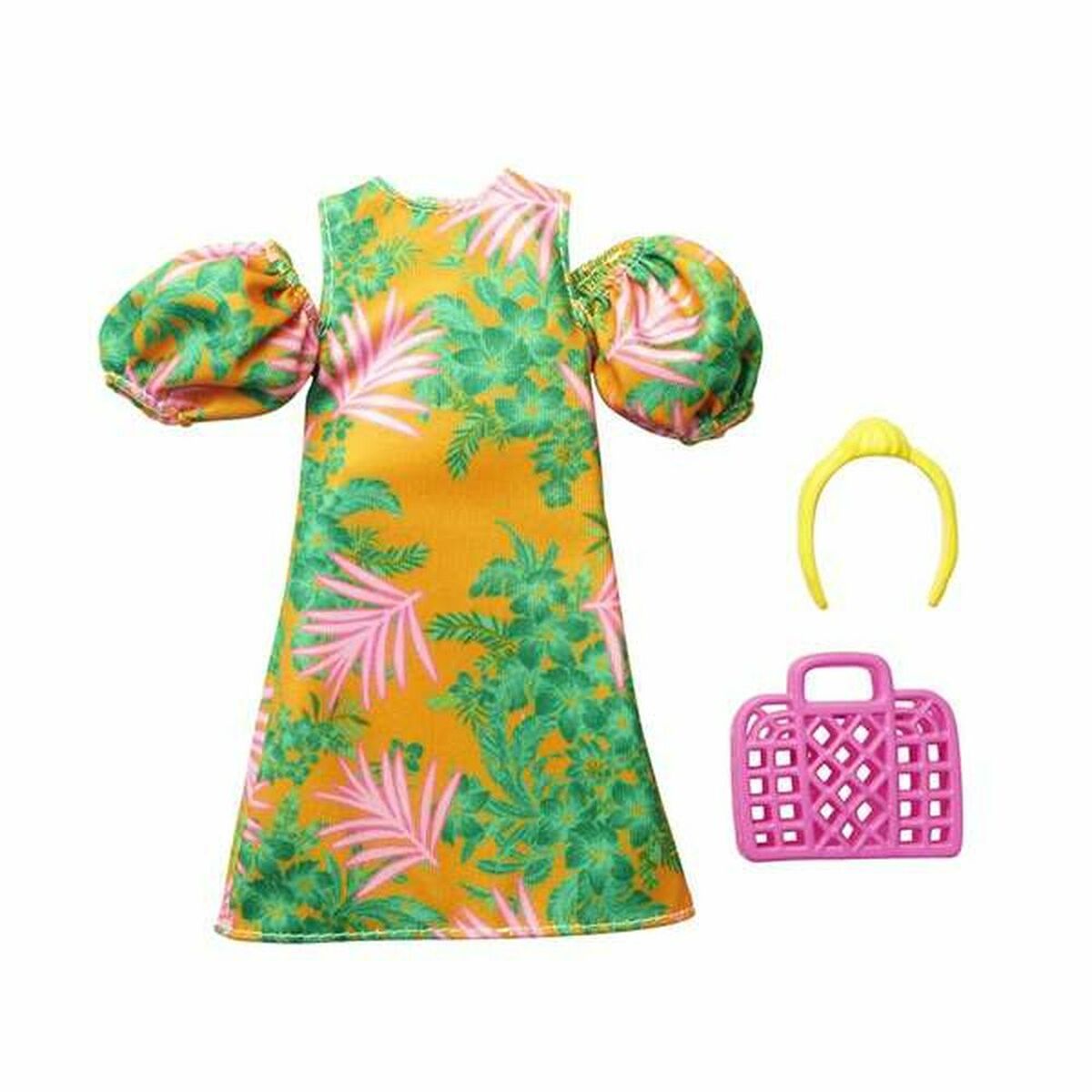 Nuken vaatteet Barbie-nukeille, 3-osainen asusetti, eri kuosit, 3+ v Mattel