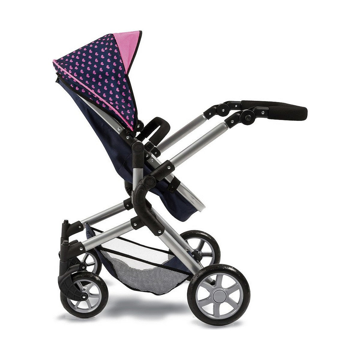 Nuken vaunut 63 cm, laivastonsininen yhdistelmävaunu Combi Neo lapsille, laukku