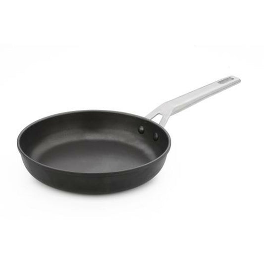 Paistinpannu 28 cm tarttumaton alumiini, musta - ruostumaton kahva, induktio