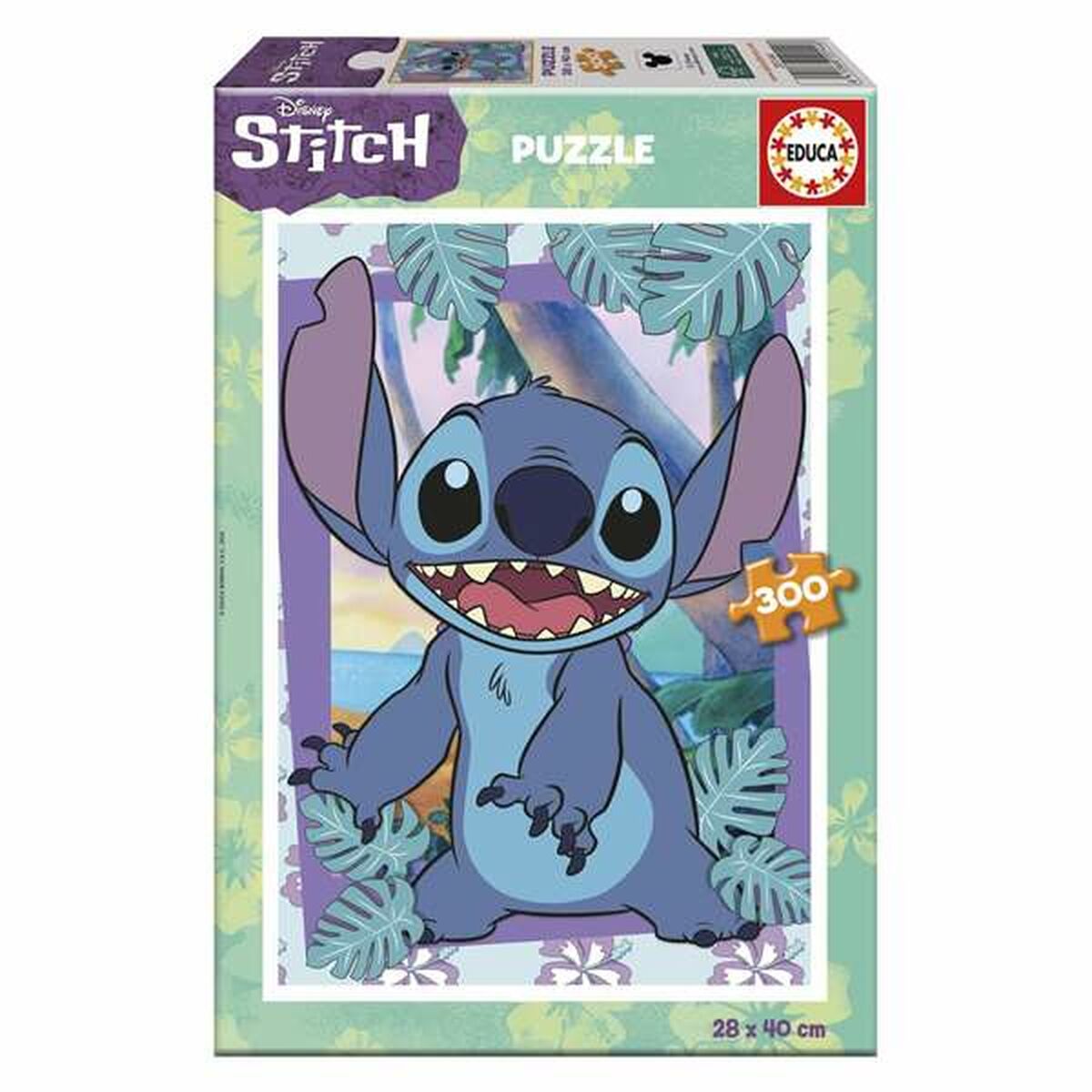 Palapeli 300 palaa Stitch, Disney-hahmo, 28×40 cm – lapsille 8+ hauska Educa