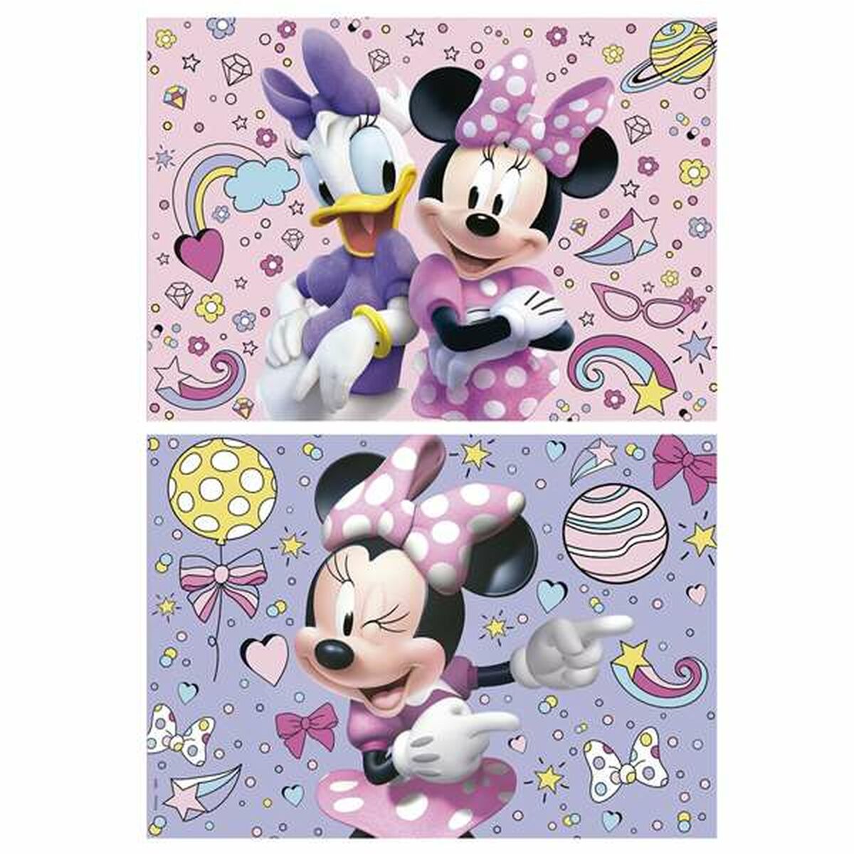 Palapeli 48 palaa, 2 palapelia Minnie Mouse lapsille 4+ Disney Educa