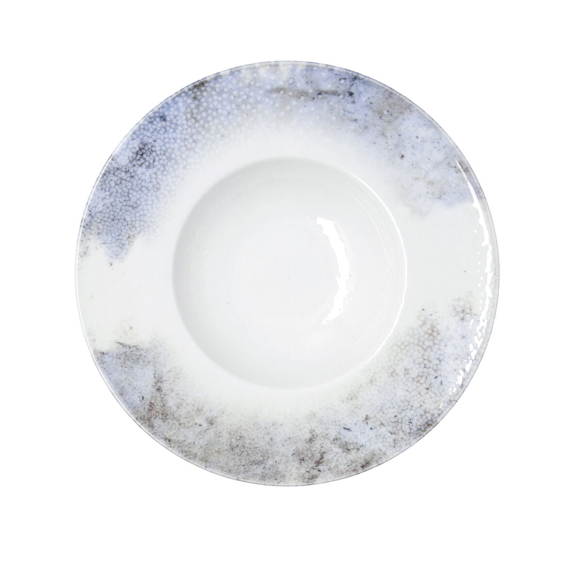 Pastalautanen Ø 26 cm keramiikka beige, 6 kpl, pinoittava risottolautanen