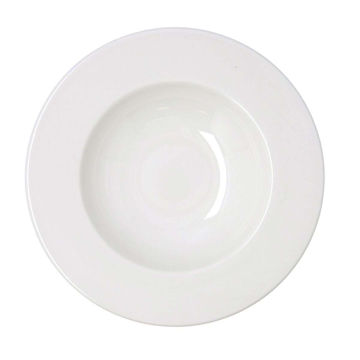 Pastalautanen 30 cm, keramiikka pinottava syvä lautanen 6 kpl, valkoinen