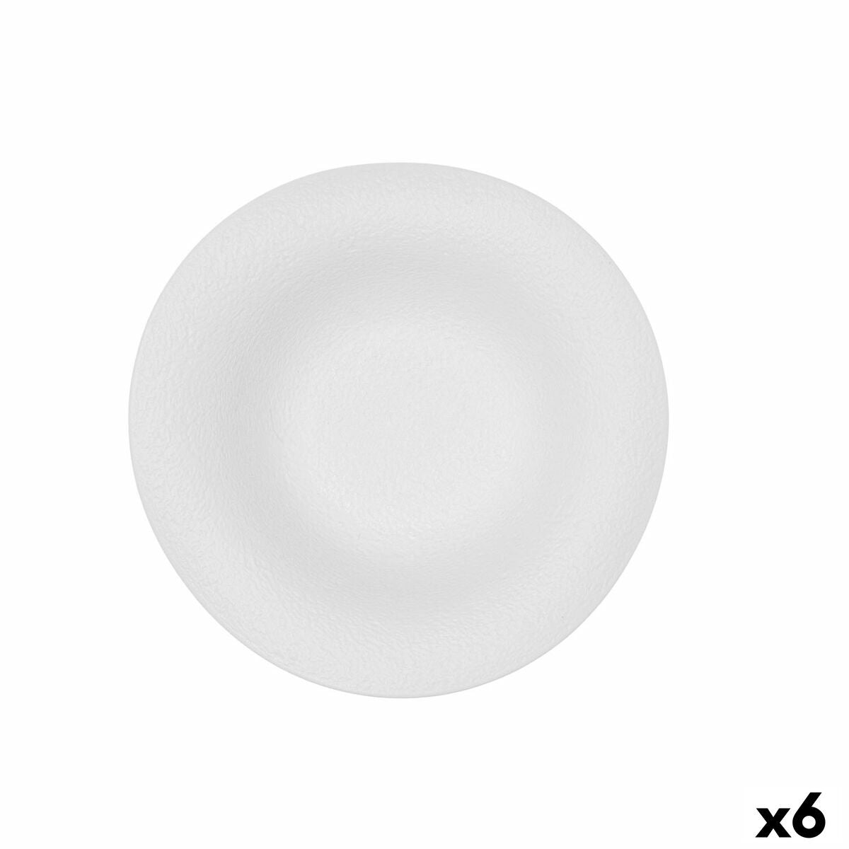 Pastalautanen keraaminen, mikroaaltouuni & astianpesukone, valkoinen, 6 kpl