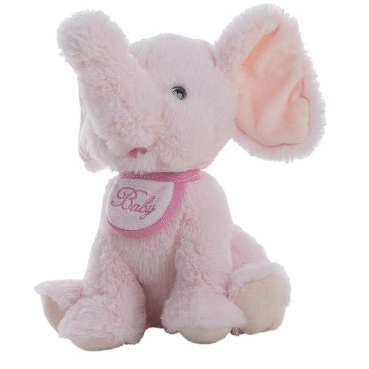 Pehmolelu elefantti 21 cm, vaaleanpunainen - pehmeä, sopii vauvoille & lapsille