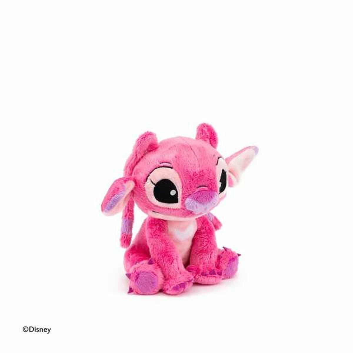 Pehmolelu Stitch 25 cm, pinkki pehmo - pehmeä lahja tytöille & pojille unikaveriksi
