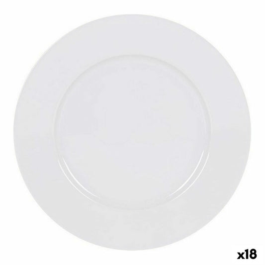 Litteä lautanen 27 cm, 18 kpl - posliinilautaset arkeen & juhlaan