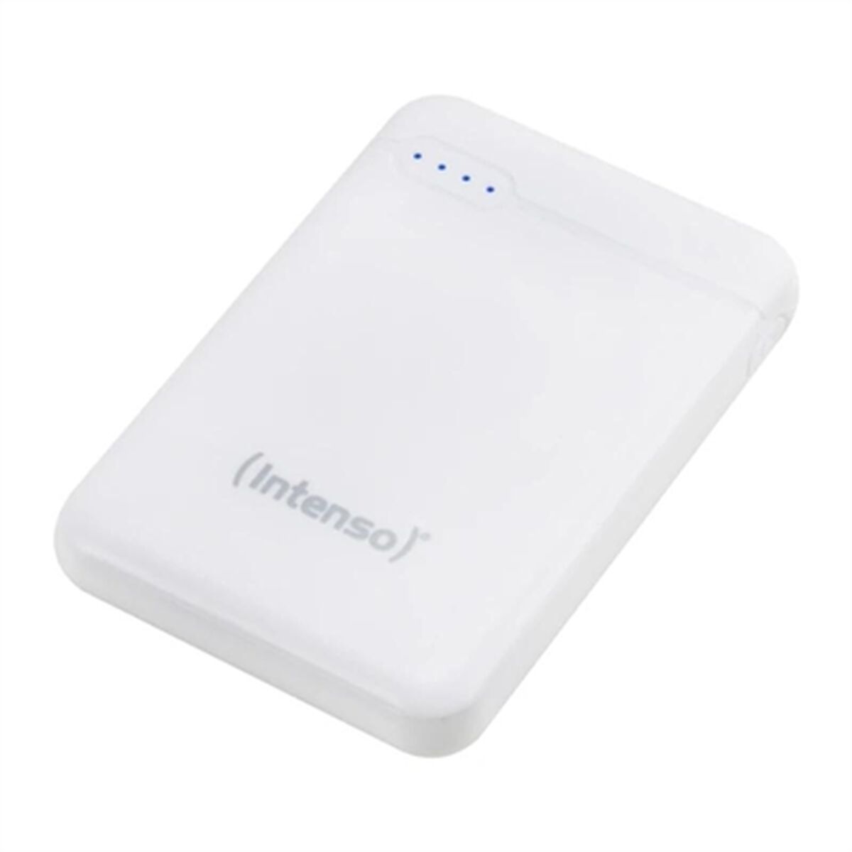Powerbank 5000 mAh, EU-pistoke, kompakti iPhone & Android varavirtalähde, valkoinen