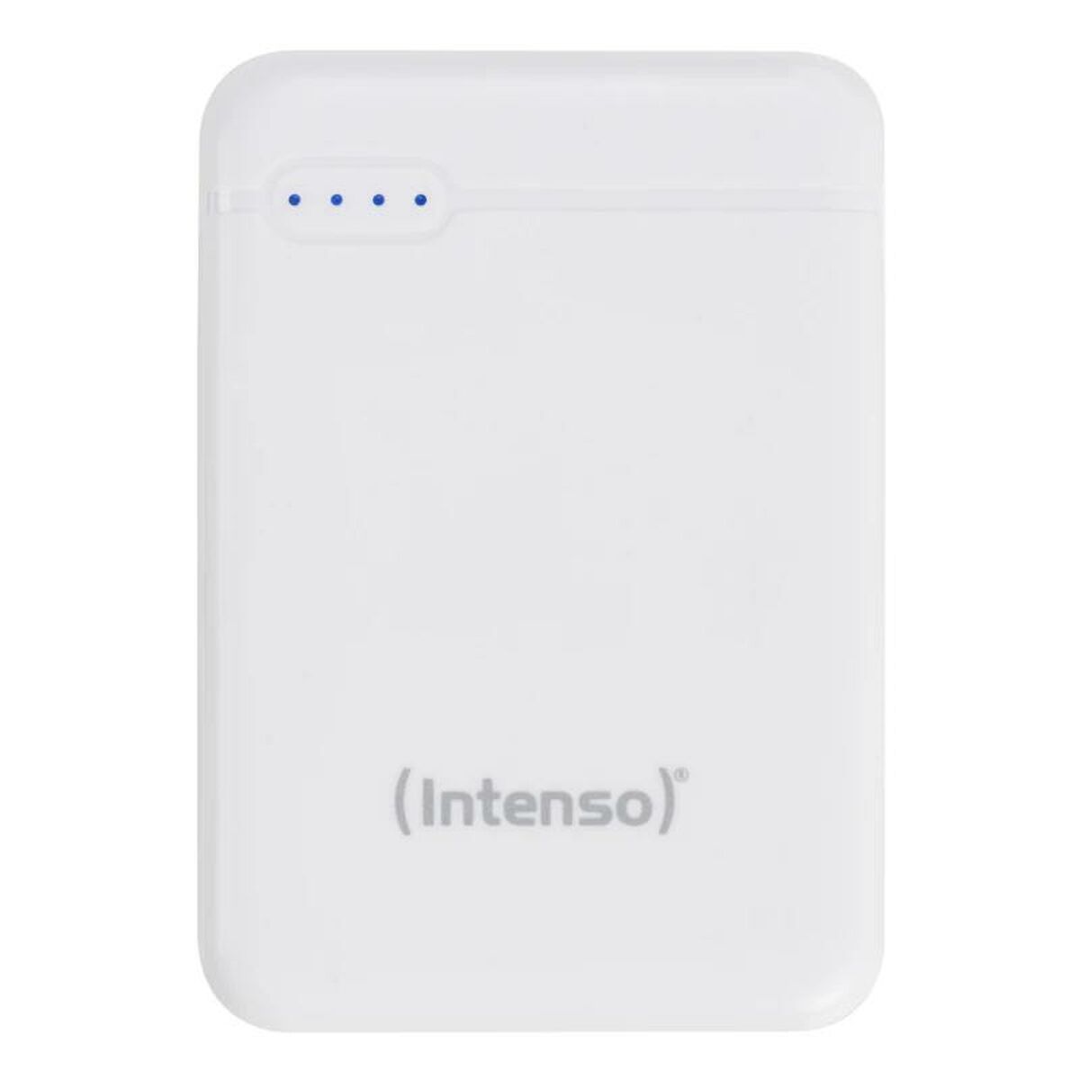Powerbank 5000 mAh, EU-pistoke, kompakti iPhone & Android varavirtalähde, valkoinen