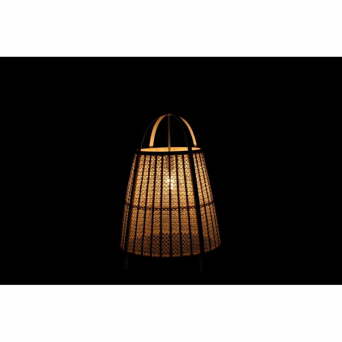 Riippuvalaisin bambu-pellava 47 x 47 x 64 cm luonnollinen kerma E27 220 V
