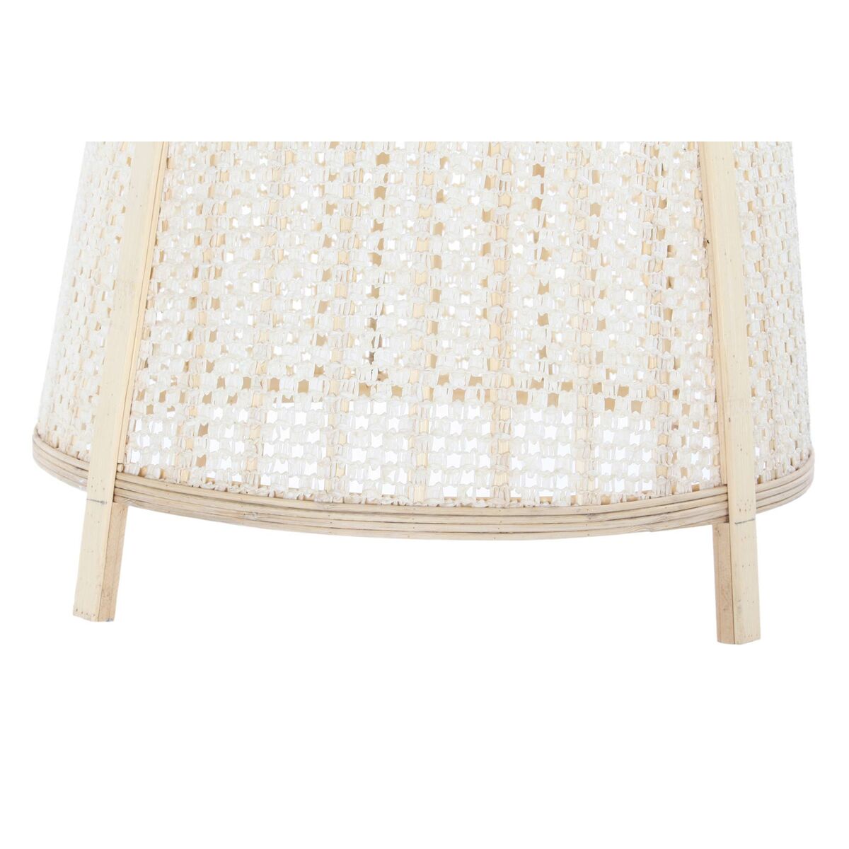Riippuvalaisin bambu-pellava 47 x 47 x 64 cm luonnollinen kerma E27 220 V