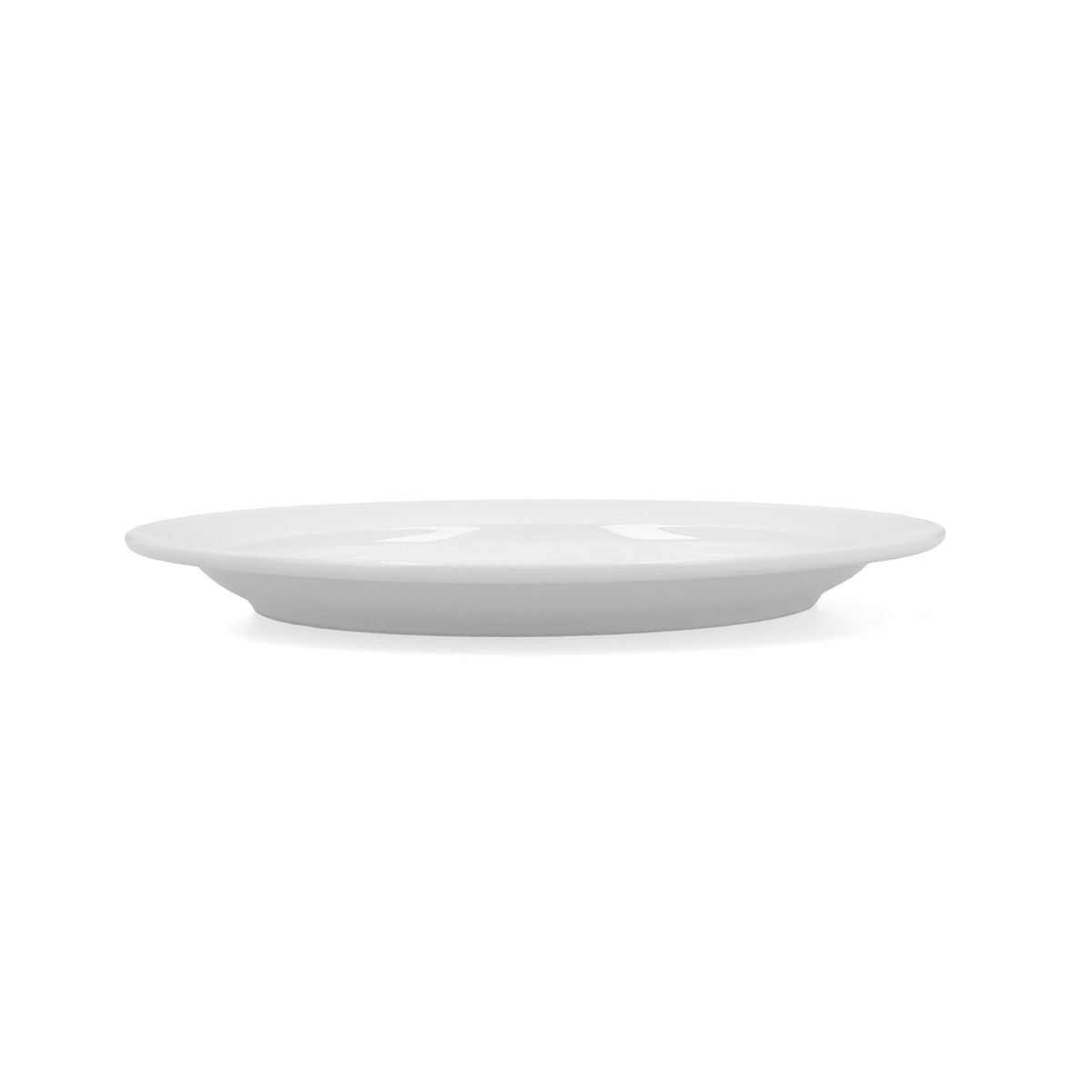 Ruokalautanen 24 cm, keramiikka astianpesukoneeseen, 6 kpl valkoinen pinottava
