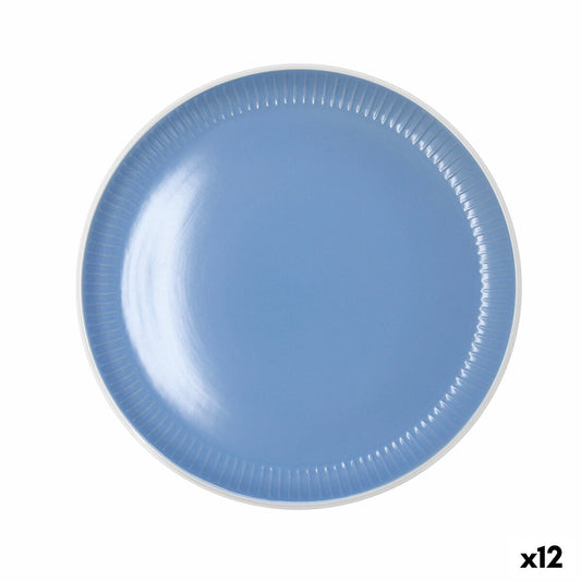 Ruokalautanen Ø26 cm sininen, 12 kpl, astianpesukone- & mikroaaltokestävä