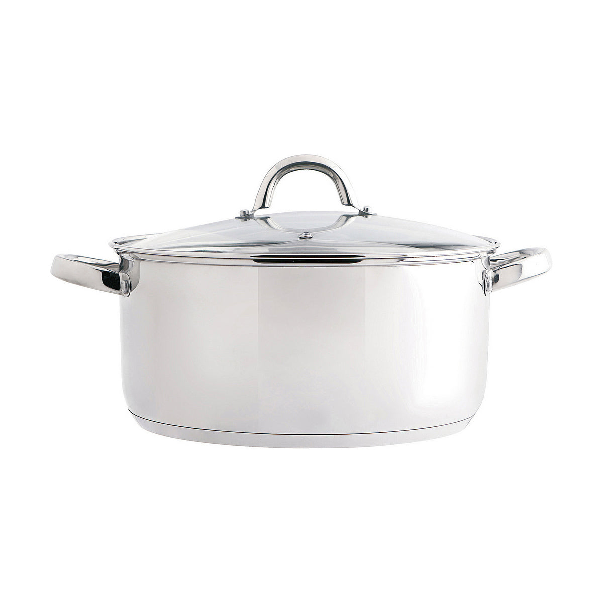 Ruostumaton teräskattila 24 cm, kansi, induktio & astianpesukone, hygieeninen