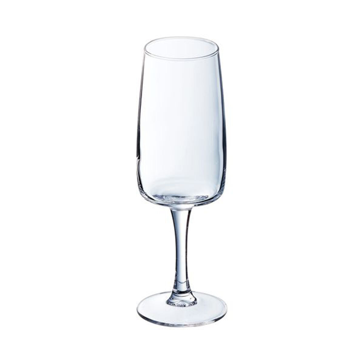 Samppanjalasi 170 ml, 6 kpl - läpinäkyvä lasi, konepestävä elegantti muotoilu