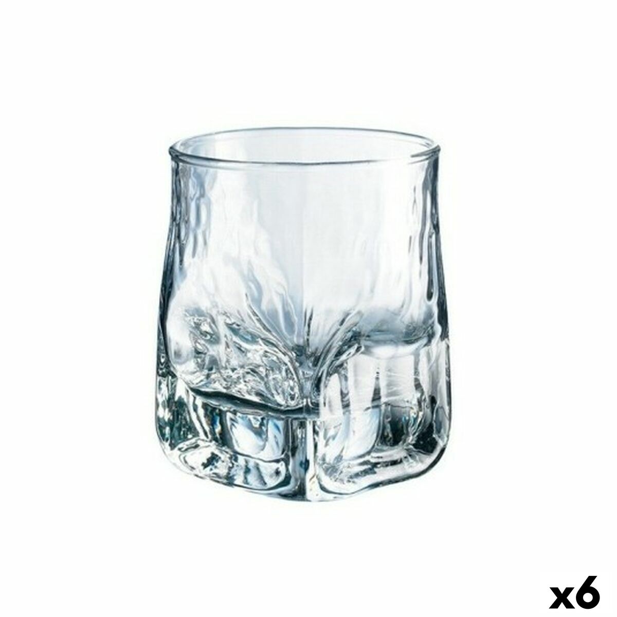 Shottilasit 330 ml 6 kpl, paksupohjaiset Frosty-malli baarilaseiksi, Borgonovo