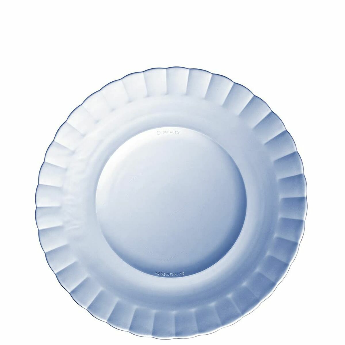 Lautanen 23 cm sininen, litteä Picardie lounaslautanen kristalli 48 kpl Duralex