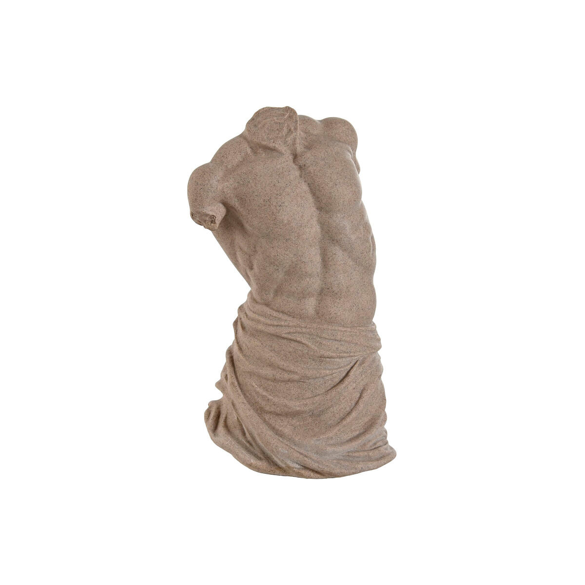 Sisustuspatsas torso resiinistä, ruskea romanttinen kotiin 17 x 14 x 29 cm