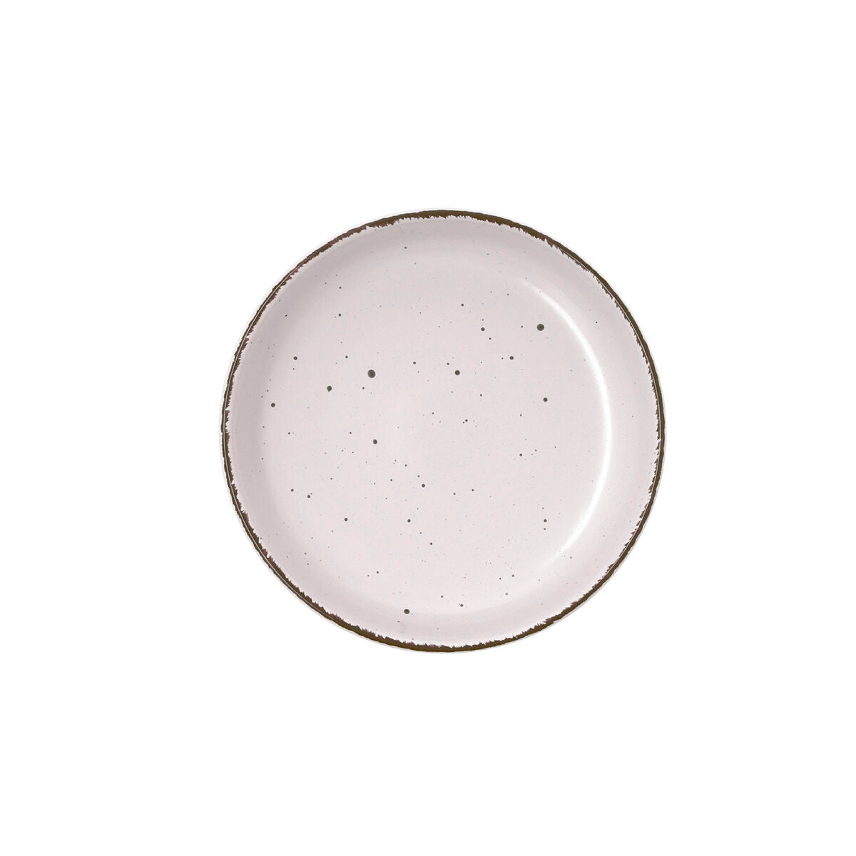 Syvä lautanen 18,5 cm keramiikka beige, käsinmaalattu, 6 kpl tarjoiluun