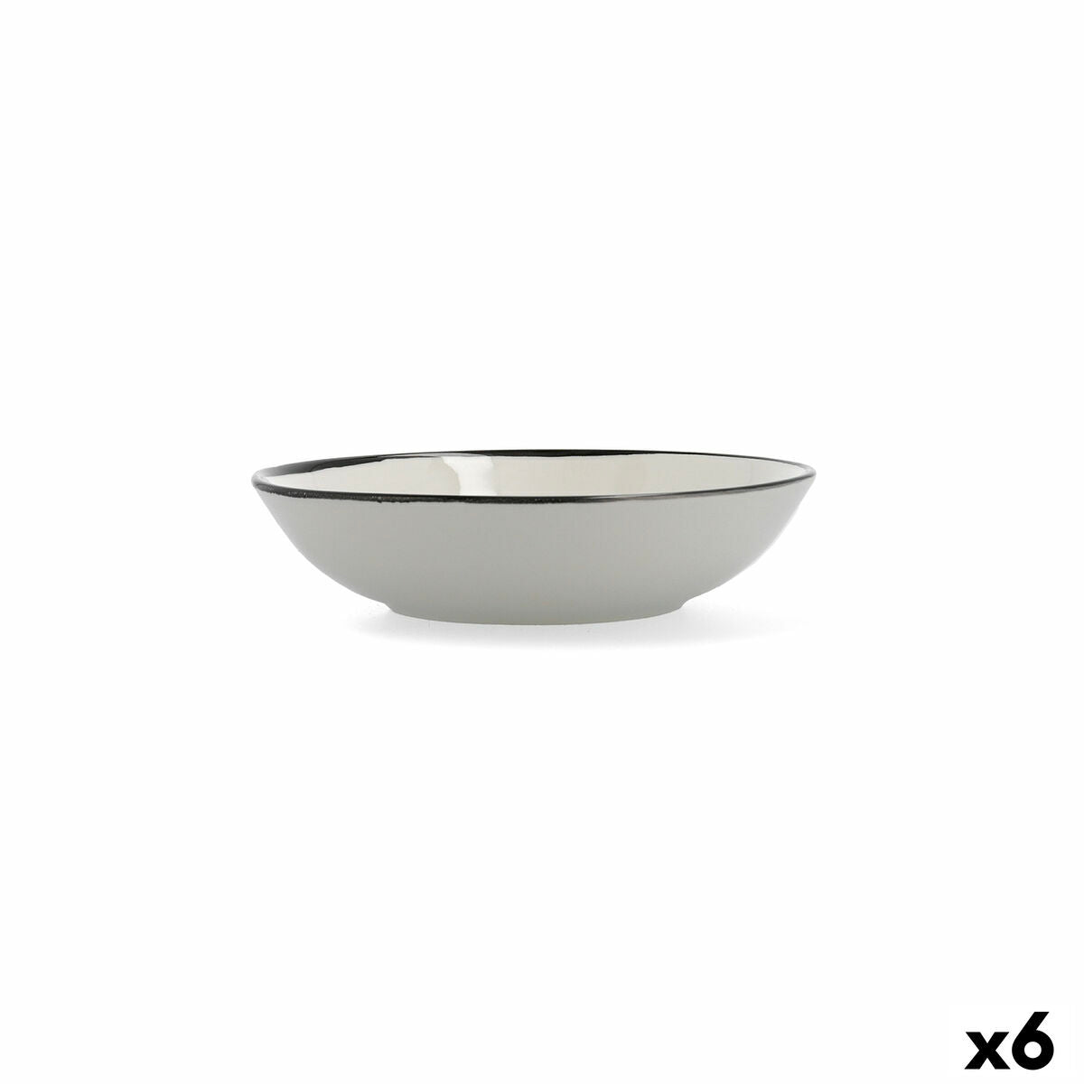 Syvä lautanen 21 cm, keramiikka, mikroaaltokestävä & astianpesukone 6 kpl