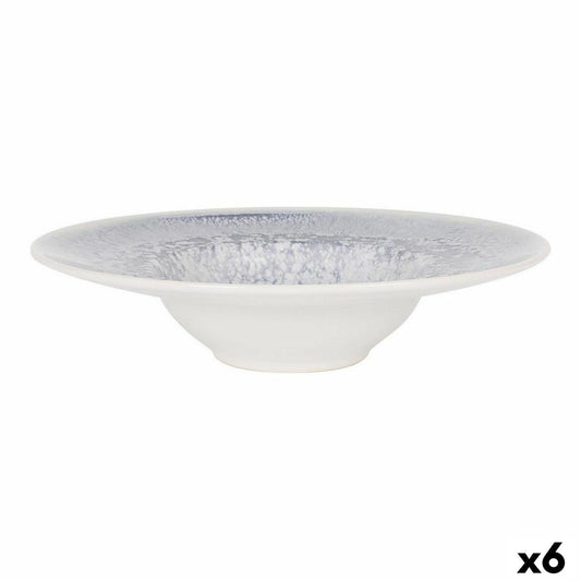 Syvä lautanen 28 cm, 6 kpl - Adhara siniharmaa lasitus, arkeen & juhlaan