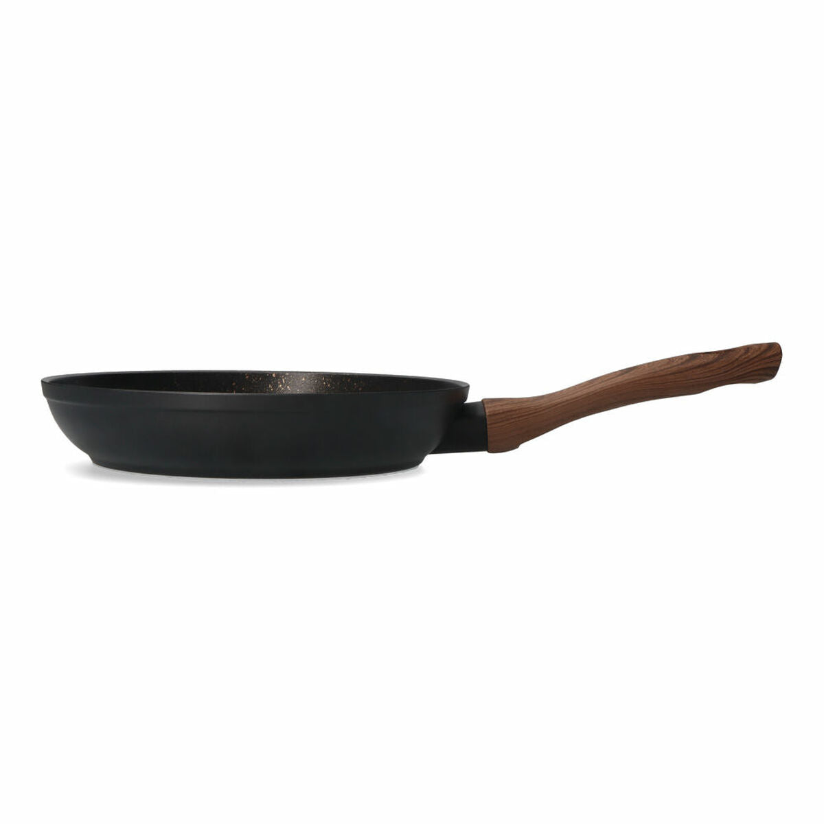 Paistinpannu 22 cm, tarttumaton - kaikille liesityypeille, puukahvalla keittiöön