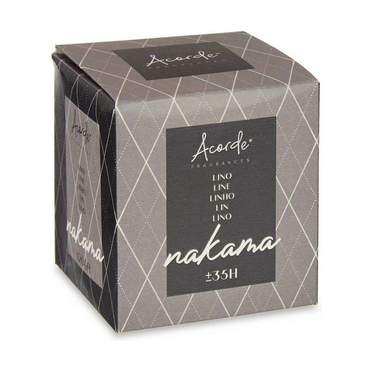 Tuoksukynttilä pellava 120 g lasipurkissa, musta, 12 kpl kotiin ja lahjaksi