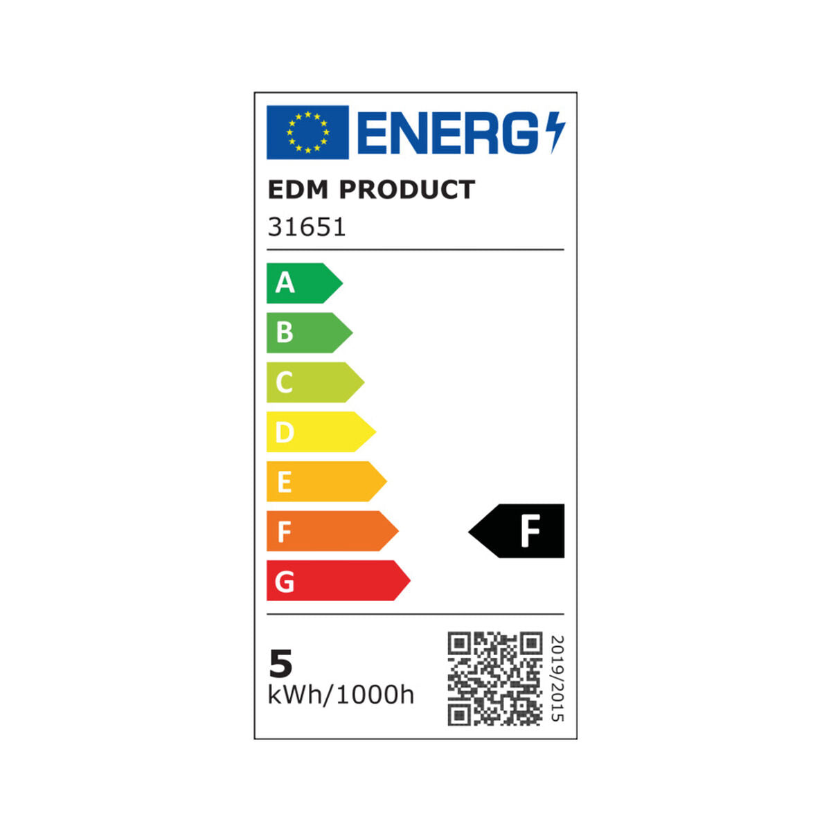 Upotettava led-alasvalo 5 W 380 lm 6400 K, valkoinen, pyöreä Ø9 cm, 120°