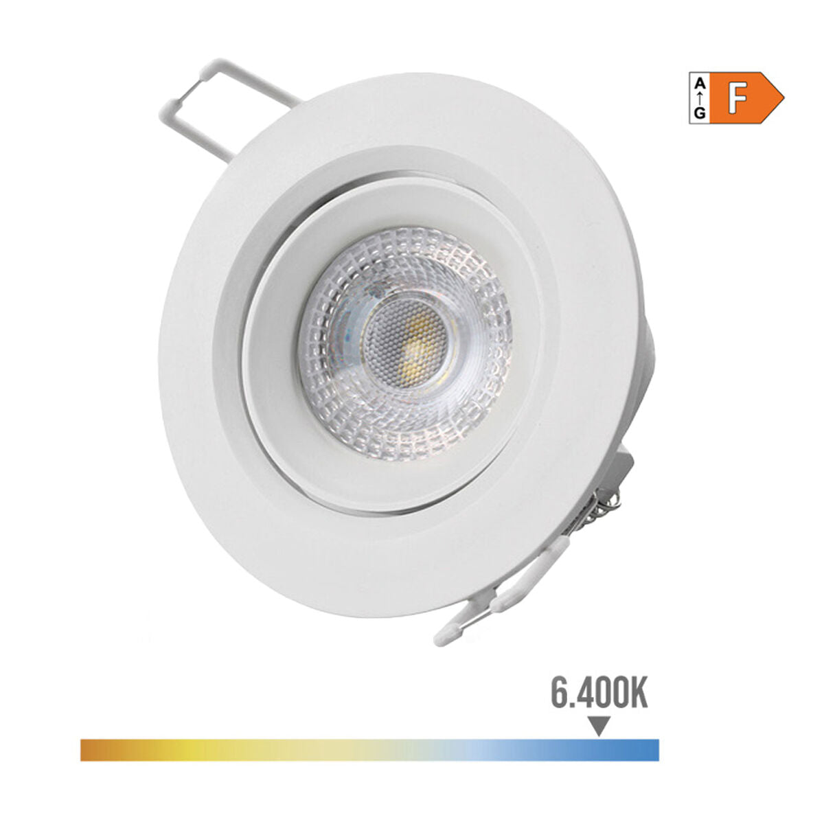 Upotettava led-alasvalo 5 W 380 lm 6400 K, valkoinen, pyöreä Ø9 cm, 120°