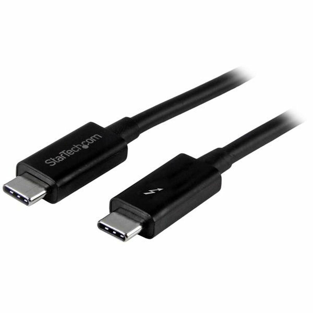 USB-C kaapeli 2 m, 100 W, USB-C uros-uros lataus- ja datakaapeli, musta