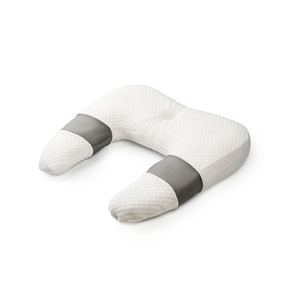 Ergonominen U-tyyny memory foam, kylkinukkujille & selälle, pestävä päällinen – lahja miehelle niskatuki – kuva 5