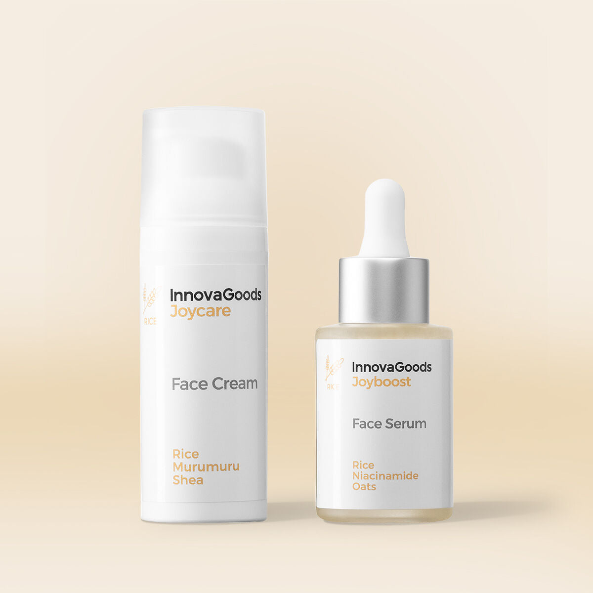 Kosteuttava kasvovoide & seerumi duo 50 ml + 30 ml, vegaaninen – eläinkokeeton vegaaninen kosmetiikka – kuva 1