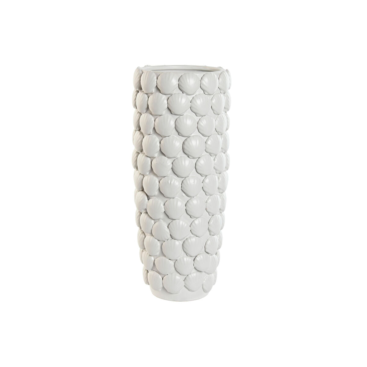 Maljakko valkoinen keramiikka Välimeren muotoilu korkea 16,5 x 16,5 x 38,5 cm
