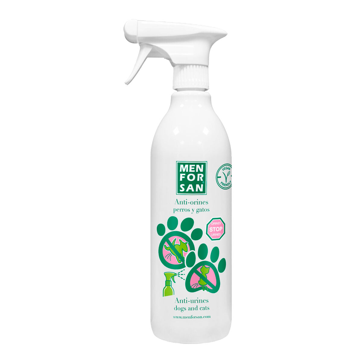 Virtsakarkote 750 ml, kissoille & koirille - hajunpoisto, estävä suihke, Menforsan
