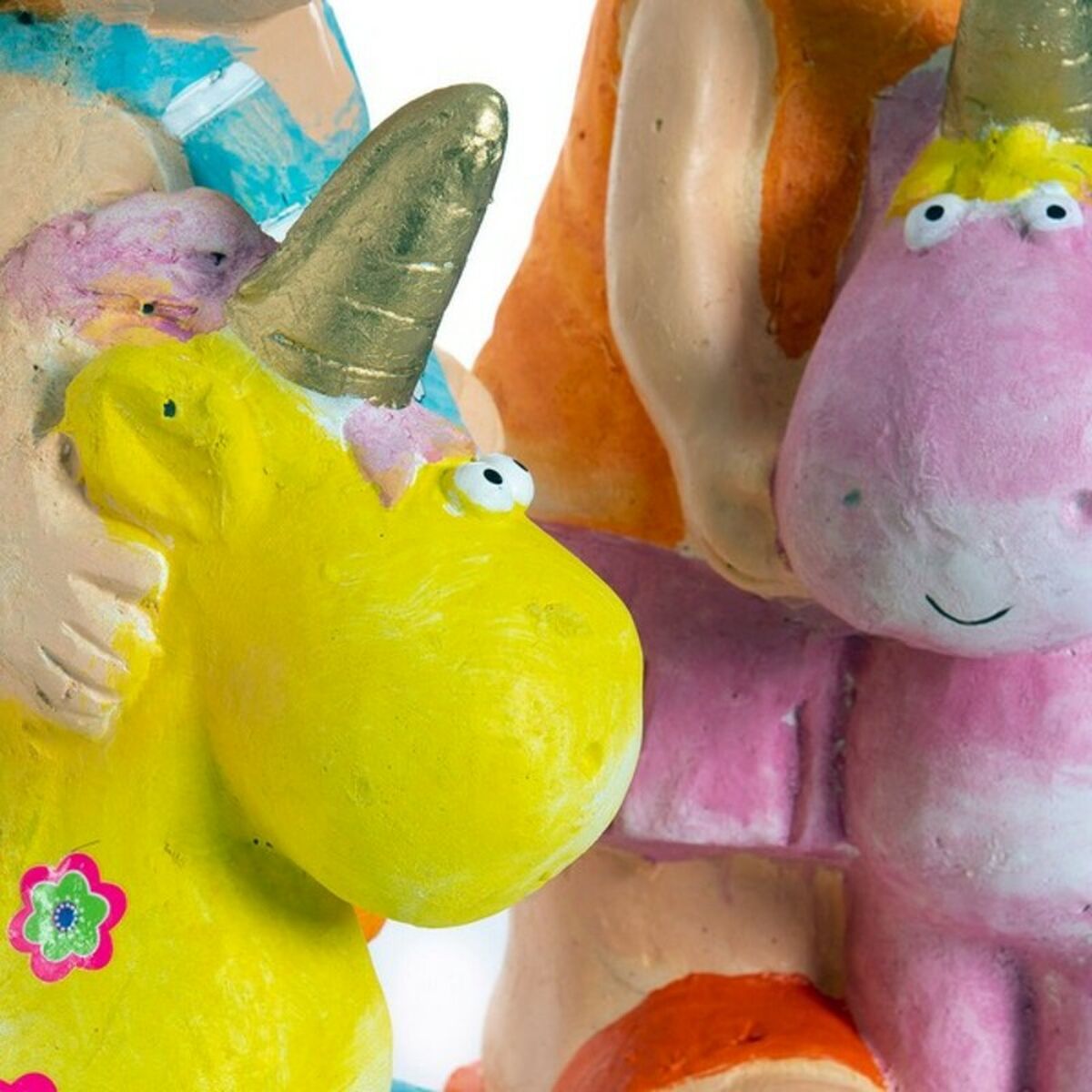 Yksisarvinen koristehahmo 2 kpl, sininen & pinkki, lapsille 23x19x40 cm